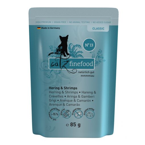 Catz finefood No. 13 Hering & Krabben 85g (Menge: 16 je Bestelleinheit)