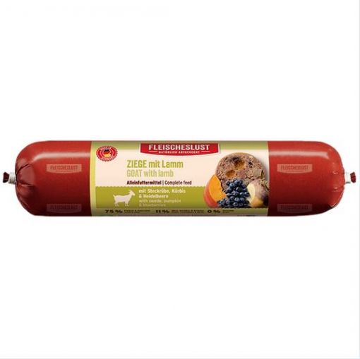 Fleischeslust Classic Ziege mit Lamm & Steckrübe, Kürbis & Heidelbeere 400g