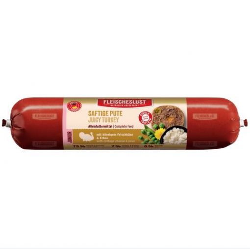 Fleischeslust Lifecycle Junior Saftige Pute mit körnigem Frischkäse & Erbse 800g