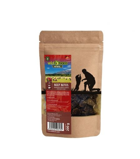 Wildborn Natural Beef Bites Hundesnack 200g