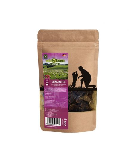 Wildborn Natural Lamb Bites Hundesnack 200g