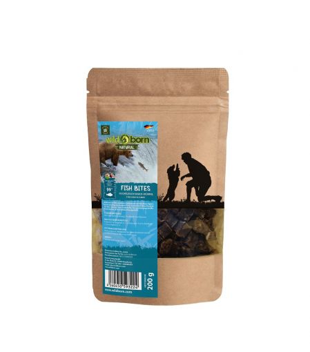 Wildborn Natural Fish Bites Hundesnack 200g