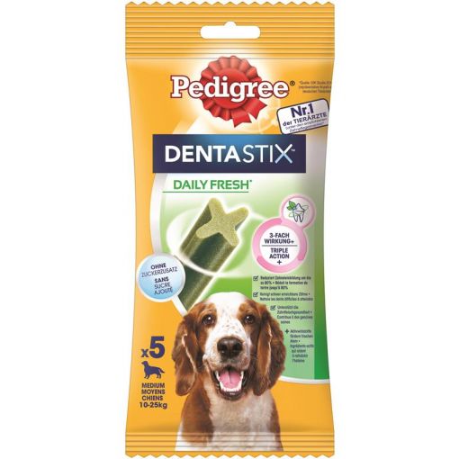 Pedigree Denta Stix Daily Fresh mittelgroße Hunde 5 St. (Menge: 14 je Bestelleinheit)