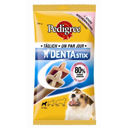 Pedigree Denta Stix in 2 Sorten für junge & kleine Hunde 7St. (Menge: 10 je Bestelleinheit)