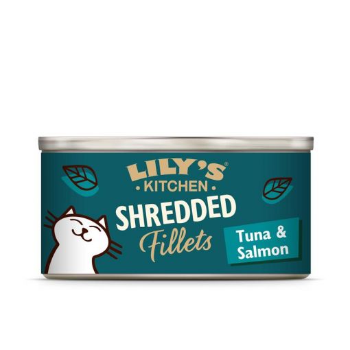 Lilys Kitchen Cat Shredded Fillets Tuna & Salmon 70g (Menge: 24 je Bestelleinheit)