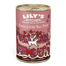 Lilys Kitchen Dog Venison & Wild Boar Terrine 400g (Menge: 6 je Bestelleinheit)