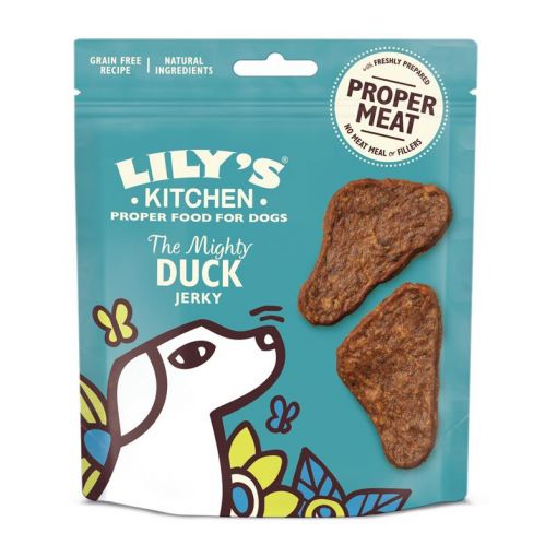 Lilys Kitchen Dog The Mighty Duck Mini Jerky 70g (Menge: 8 je Bestelleinheit)