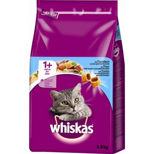 Whiskas Trocken Adult 1+ mit Thunfisch 3,8kg