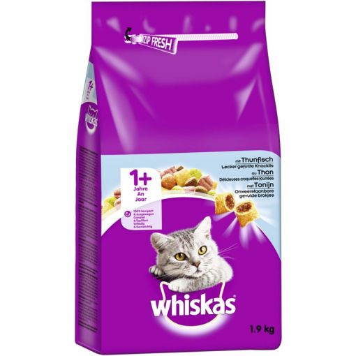 Whiskas Trocken Adult 1+ mit Thunfisch 1,9kg