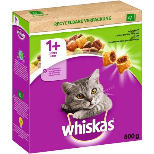 Whiskas Trocken Adult 1+ mit Lamm 800g