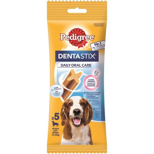 Pedigree Denta Stix Daily Care MP für mittelgroße Hunde 5 Stück (Menge: 14 je Bestelleinheit)