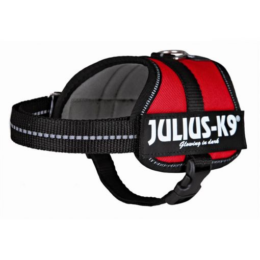 Julius-K9 Powergeschirr, Baby 1/XS: 30-40 cm, rot