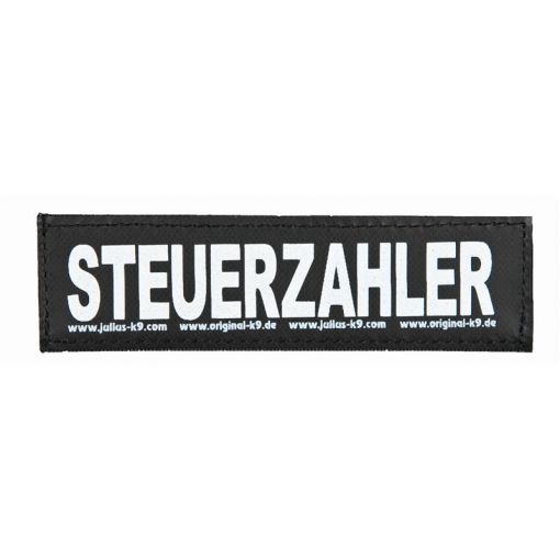 2 Julius-K9 Klettsticker STEUERZAHLER