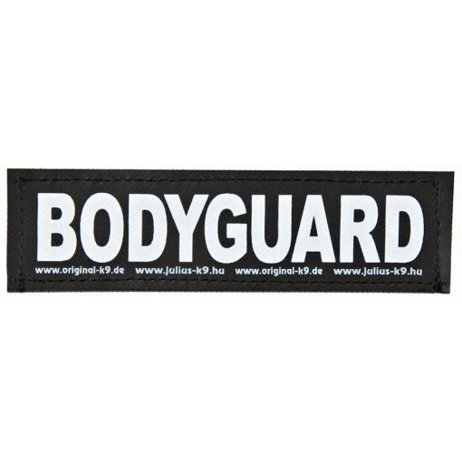 2 Julius-K9 Klettsticker BODYGUARD Größe L