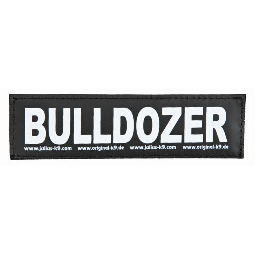 2 Julius-K9 Klettsticker BULLDOZER