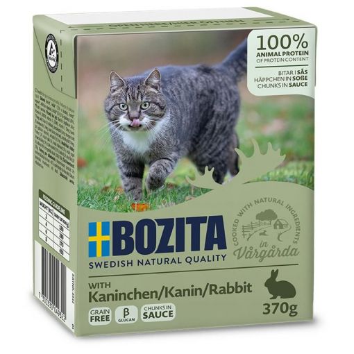 Bozita Häppchen in Sauce mit Kaninchen 370 g (Menge: 6 je Bestelleinheit)