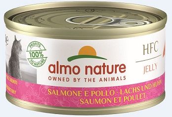 Almo Nature HFC Jelly Lachs & Huhn 70g (Menge: 24 je Bestelleinheit)