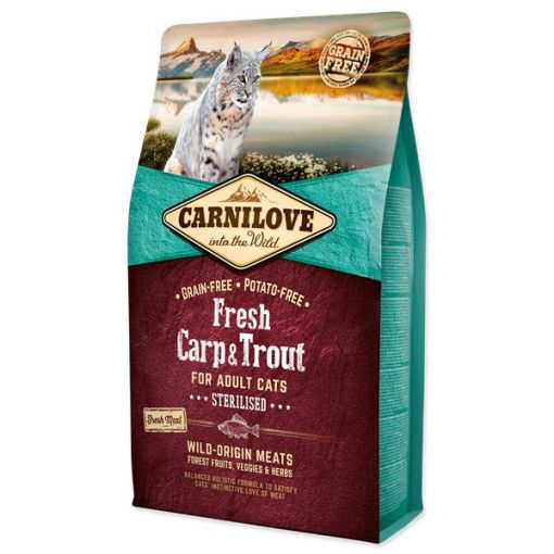 Carnilove Cat Adult Fresh Carp & Trout/Sterilised 2kg