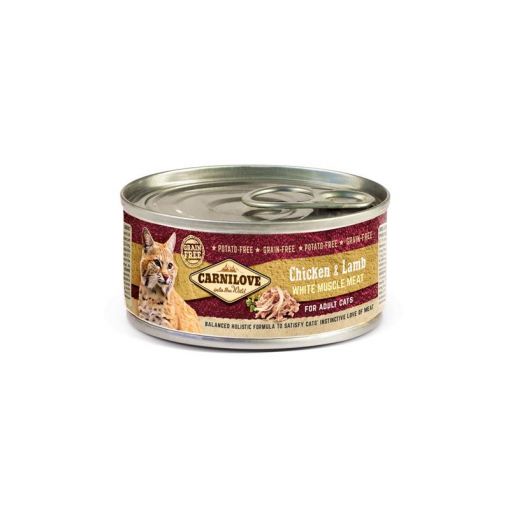 Carnilove Cat Adult - Chicken & Lamb 100g (Menge: 12 je Bestelleinheit)