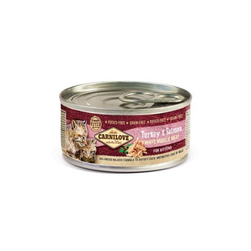 Carnilove Cat Kitten - Turkey & Salmon 100g (Menge: 12 je Bestelleinheit)