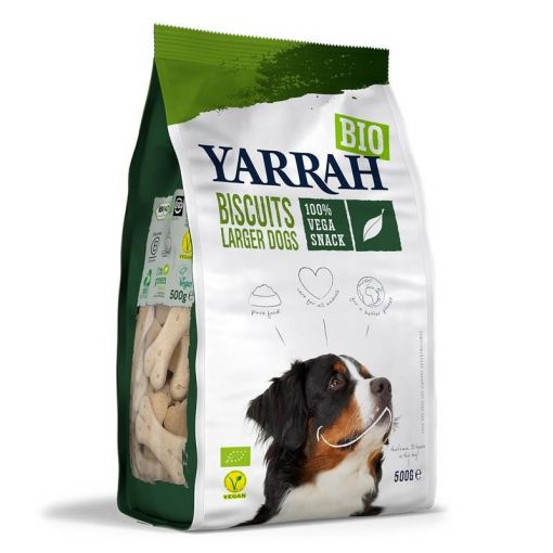 Yarrah Bio Dog Vega Kekse für größere Hunde 500g