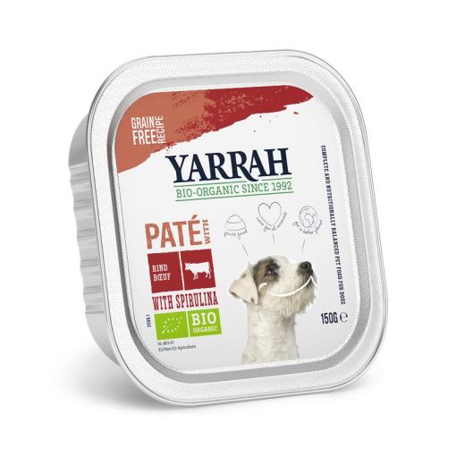 Yarrah Bio Dog Pastete Rind & Huhn  150g (Menge: 12 je Bestelleinheit)