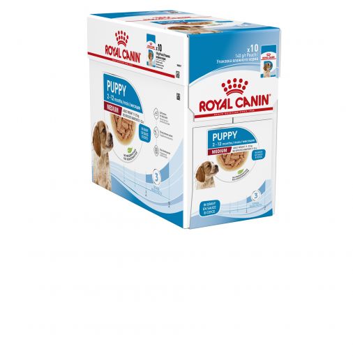 Royal Canin Medium Puppy in Soße P.B. Multipack 10x140g