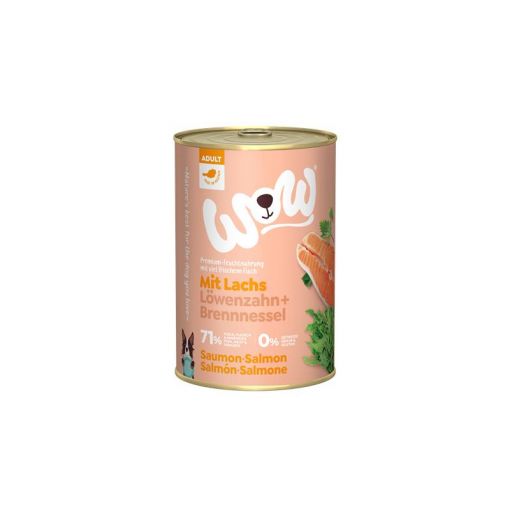 Wow Dog Dose Adult Lachs 400g (Menge: 6 je Bestelleinheit)