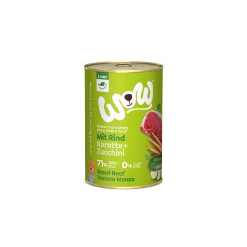 Wow Dog Dose Adult Rind 400g (Menge: 6 je Bestelleinheit)