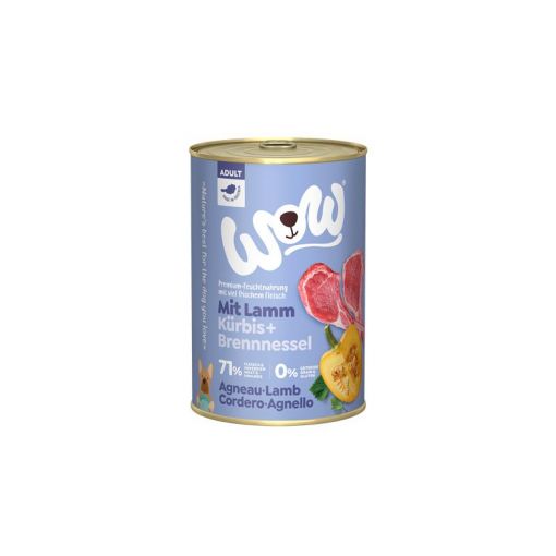 Wow Dog Dose Adult Lamm 400g (Menge: 6 je Bestelleinheit)