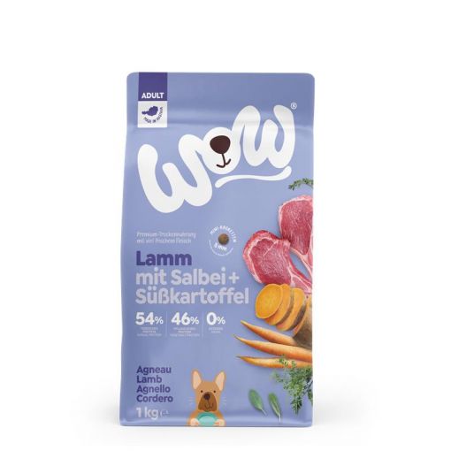 Wow Dog Trocken Minis Adult Lamm 1kg