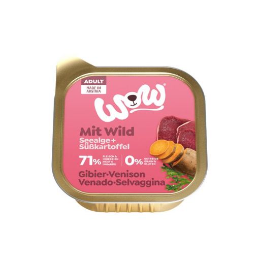 Wow Dog Schale Adult Wild 150g (Menge: 11 je Bestelleinheit)