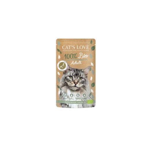 Cats Love PB Adult Bio Ente 100g (Menge: 6 je Bestelleinheit)