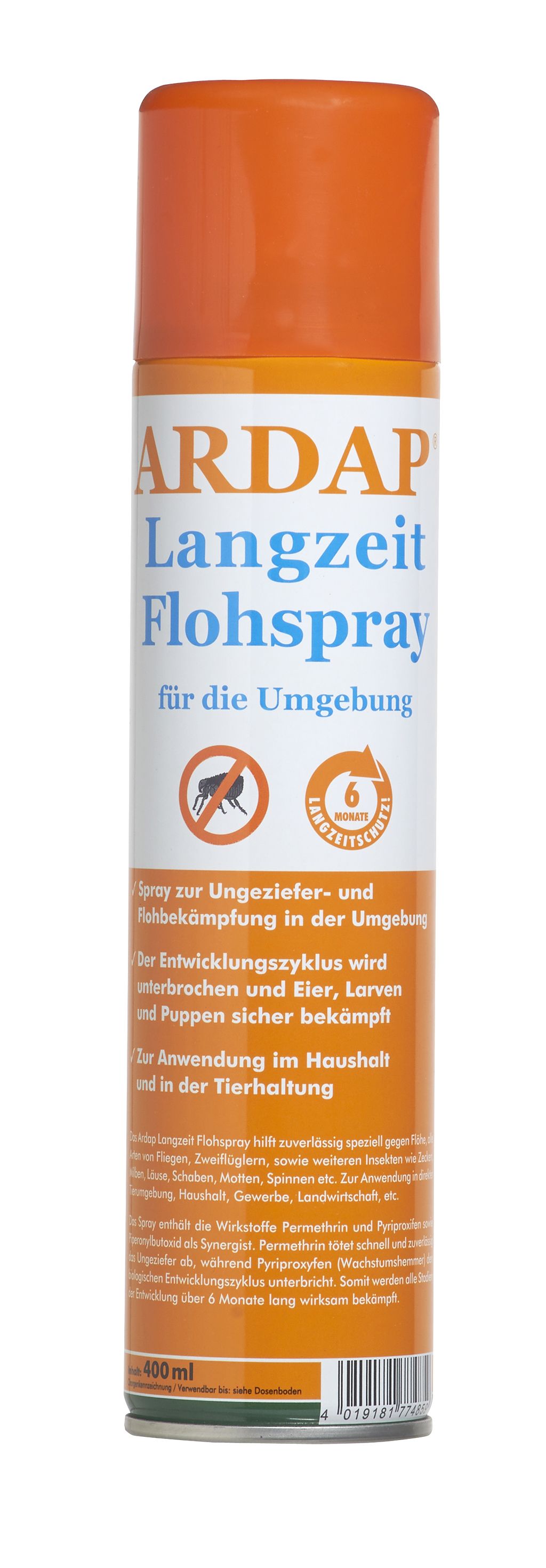 Ardap Langzeit Flohspray für die Umgebung 400 ml